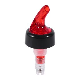 Hot Hard Plastic Liquor Pourer Flow Wine Bottle Pour Spout Dispenser for Bar Clubs Red