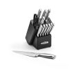 Farberware Edgekeeper 13-piece Pro Self-Sharpening Knife Block Set in Black