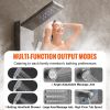 VEVOR Shower Panel System, 6 Shower Modes, LED & Screen Hydroelectricity Shower Panel Tower, Rainfall, Waterfall, 5 Massage Jets, Tub Spout