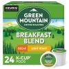 Green Mountain Coffee Roasters, Decaf Breakfast Blend Light Roast K-Cup Coffee Pods, 24 Count