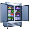 Dukers Commercial Double Door Bottom Mounted Upright Reach-in Refrigerator in Stainless Steel 40.74cu.ft.