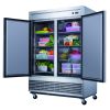 Dukers Commercial Double Door Bottom Mounted Upright Reach-in Refrigerator in Stainless Steel 40.74cu.ft.