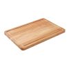 Farberware 14 -inch x 20 -inch Wood Cutting Board with Perimeter Trench