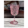 Paisley Plastic Wine Glasses Set of 4 (13oz), BPA Free Acrylic Wine Glass Set, Unbreakable Red Wine Glasses, White Wine Glasses