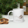 Misty Peaks Coffee Mug - Dreamy Mountain Watercolor Art