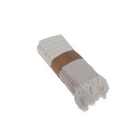 Darya Turkish Kitchen / Hand Towel (Color: Beige)