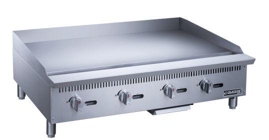 Dukers 48" All Stainless Steel Four Burner Griddle (Material: Stainless Steel, Model: DCGM48)