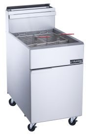 Dukers Commercial Kitchen Fryer With Four Tube Burner (Material: Stainless Steel, Model: DCF4-NG(Natural Gas))