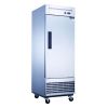 Dukers Commercial Single Door Bottom Mounted Upright Reach-in Freezer in Stainless Steel 17.79cu.ft.