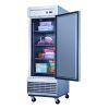 Dukers Commercial Single Door Bottom Mounted Upright Reach-in Freezer in Stainless Steel 17.79cu.ft.