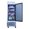 Dukers Commercial Single Door Bottom Mounted Upright Reach-in Freezer in Stainless Steel 17.79cu.ft.