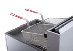 Dukers Commercial Kitchen Fryer With Three Tube Burner