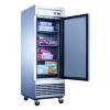 Dukers Commercial Single Door Bottom Mounted Upright Reach-in Freezer in Stainless Steel 17.79cu.ft.